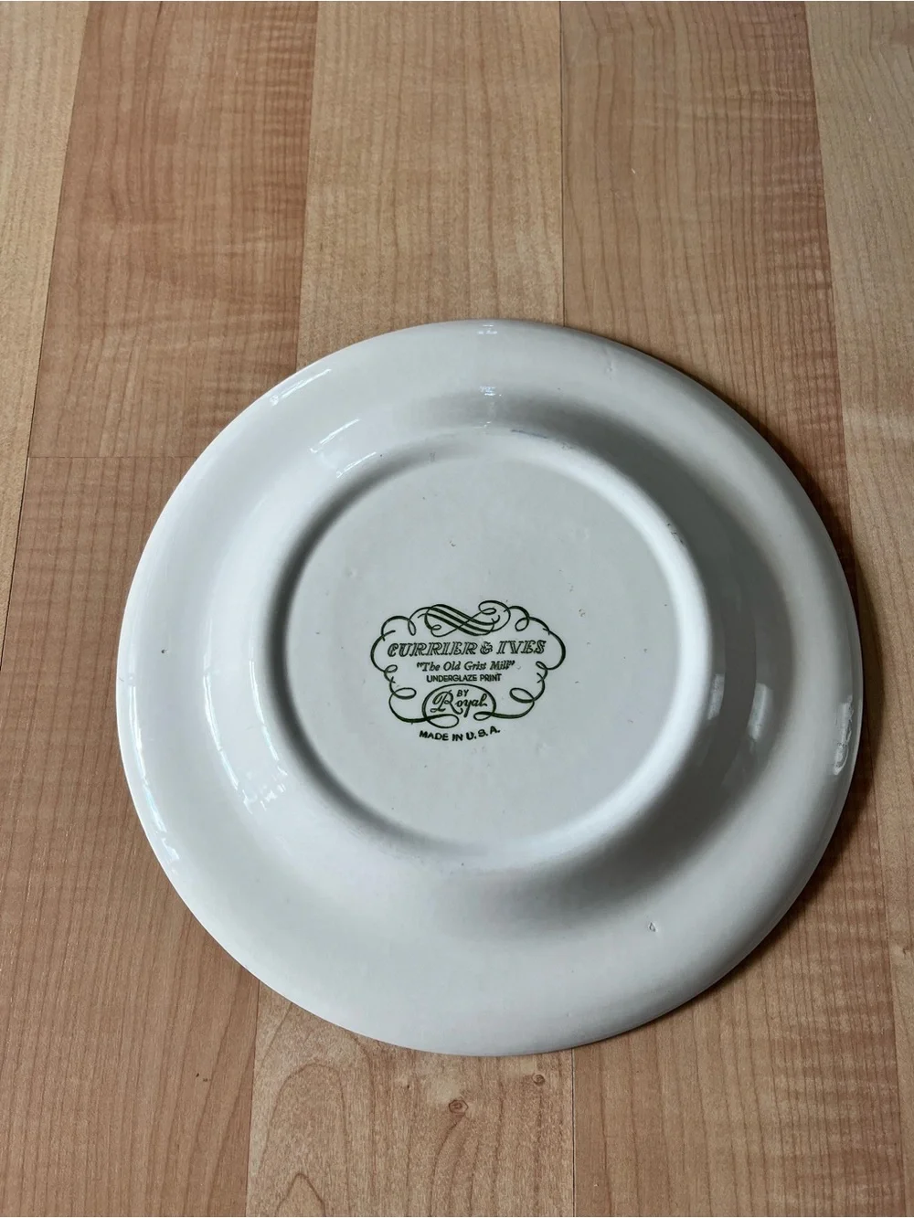 10” Currier & Ives ‘The Old Grist Mill’ Dinner Plate